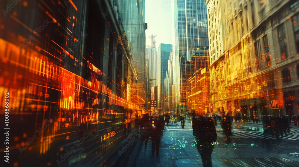 Visualization of central banks announcing significant interest rate cuts, causing ripples across global financial markets. The scene emphasizes the immediate impact on stock indices, futures contracts Visualization of central banks announcing significant interest rate cuts, causing ripples across global financial markets. The scene emphasizes the immediate impact on stock indices, futures contracts