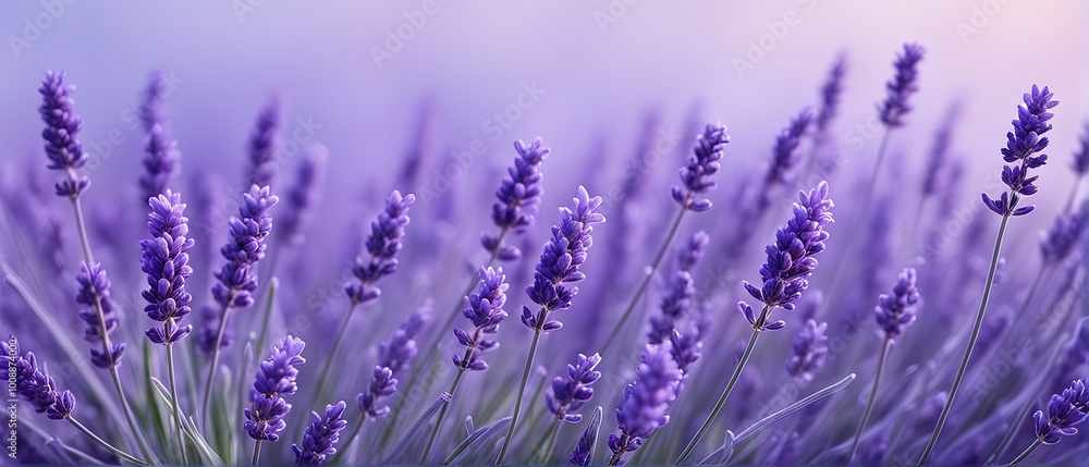 Lavender Field at Sunset Lavender Field at Sunset