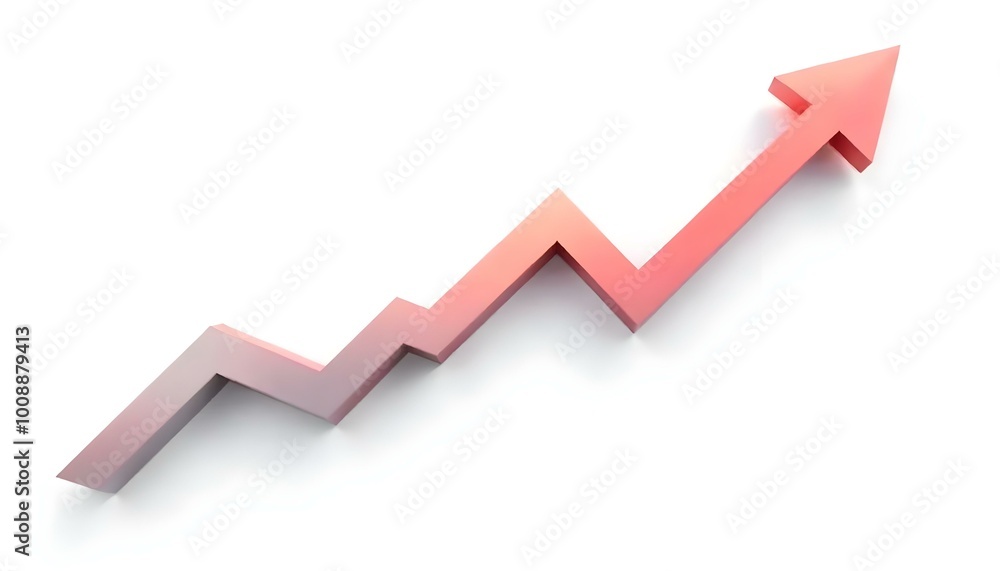 Modern Arrow Pointing Upwards logo icon representing Growth, finance, business Modern Arrow Pointing Upwards logo icon representing Growth, finance, business