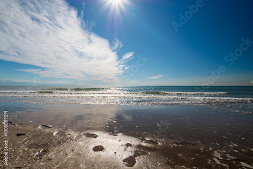 Strand von Cavallino am Adriatischen Meer, Region Venezien, Italien photo