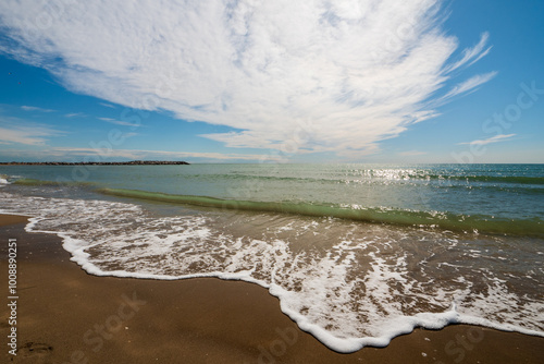 Strand von Cavallino am Adriatischen Meer, Region Venezien, Italien photo