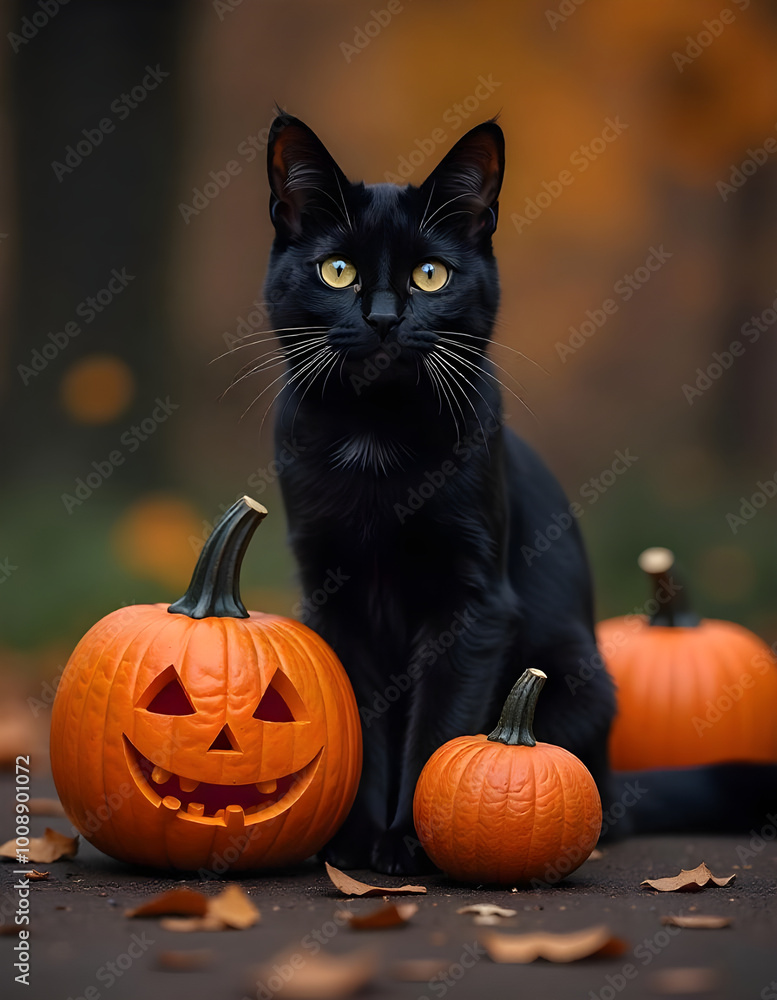 a black cat on a pumpkin with a pumpkin on it a black cat on a pumpkin with a pumpkin on it