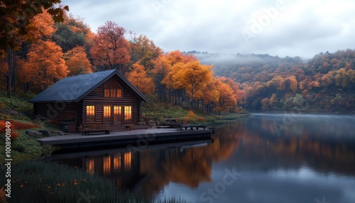 Cozy Lakeside Cabin Getaway for Family Weekend Fishing Trip, Relax, Rejuvenate, and Enjoy Nature's Beauty