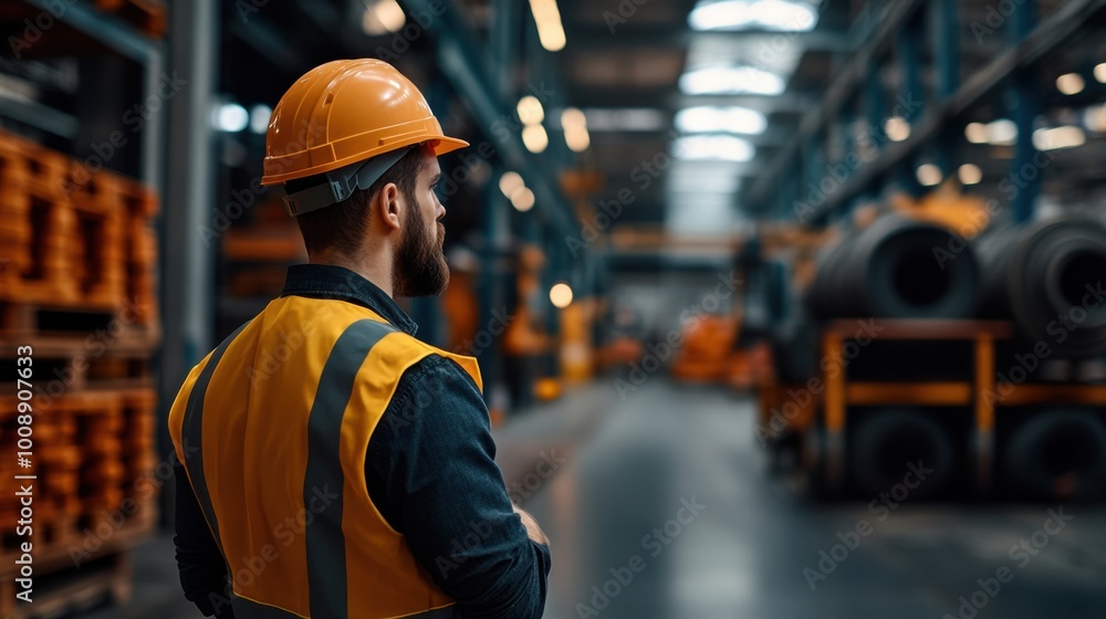 Quality Control Worker in Industrial Space Quality Control Worker in Industrial Space