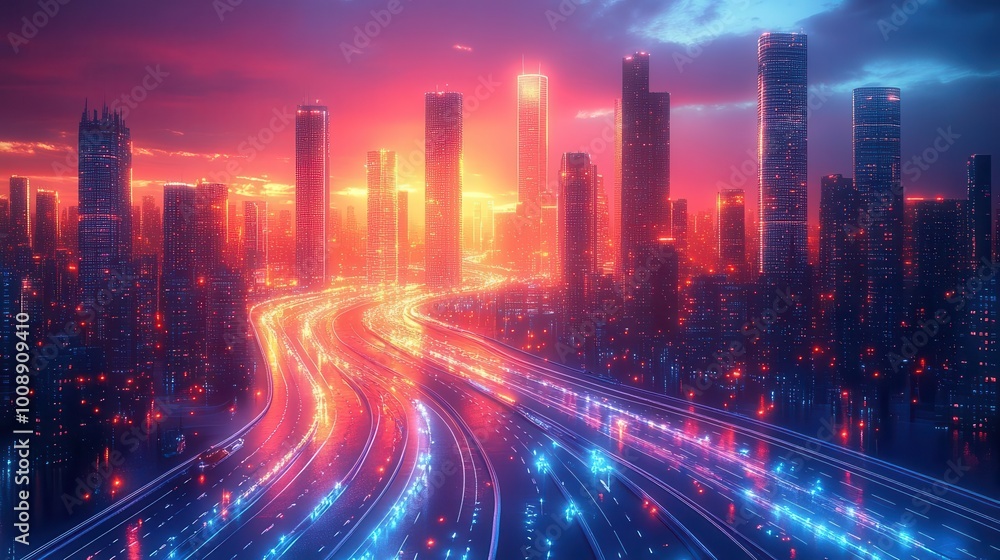 Neon Nexus: Digital Metropolis Ignites the Cyber Horizon Neon Nexus: Digital Metropolis Ignites the Cyber Horizon