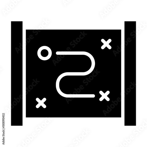 Map Glyph Icon Design