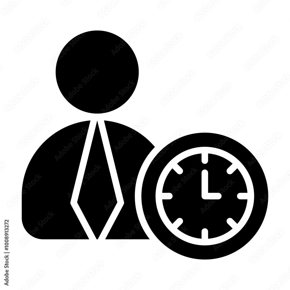 Punctual Glyph Icon Design