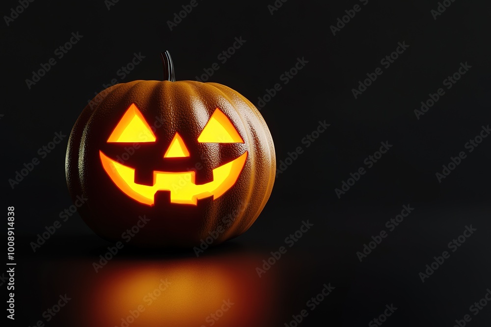 Traditional Creepy Jack O lantern illustration
Traditional Creepy Jack O lantern illustration