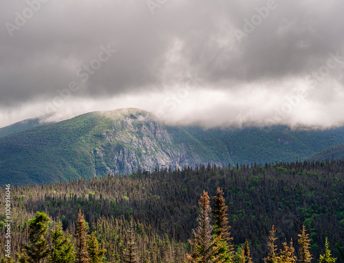 Mountain Landscape, Gaspe Peninsula, Canada photo