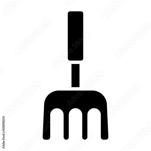 Cultivator Glyph Icon Design