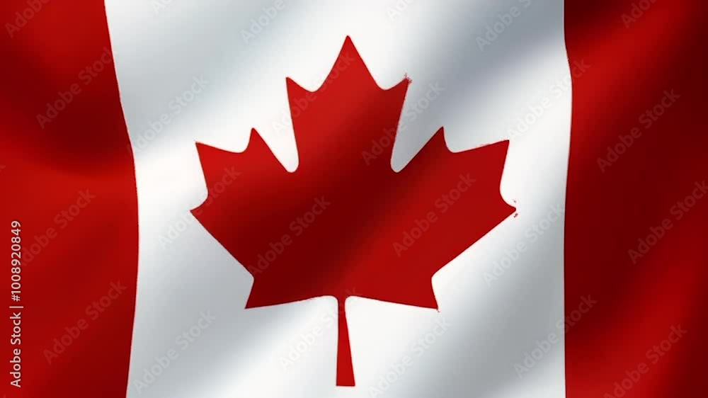 Beautiful Canadian flag flying in the outdoor. Canadian flag waving on the wind, unfiltered and natural lighting, Beautiful Canadian flag flying in the outdoor. Canadian flag waving on the wind, unfiltered and natural lighting,