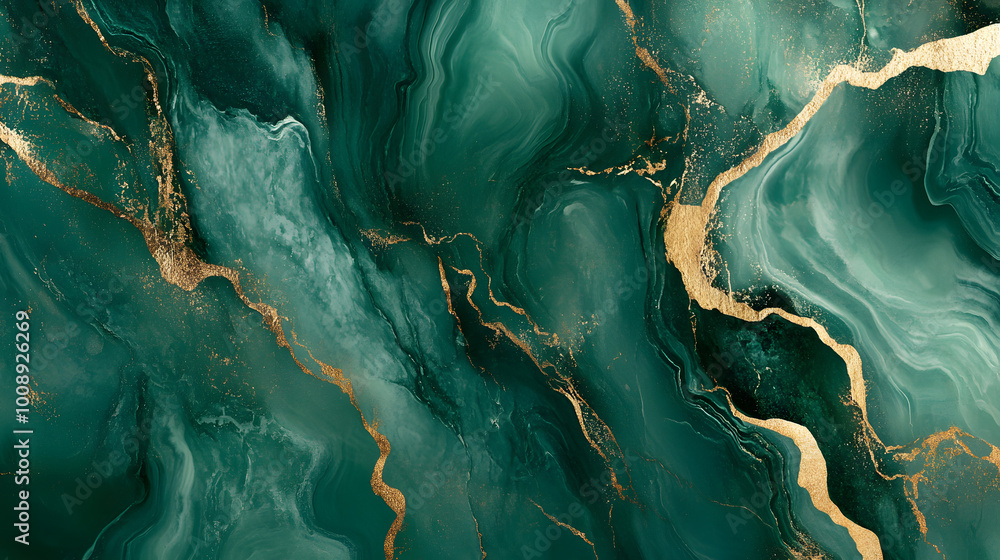 Abstract green Marble background, luxury stone texture with gold Abstract green Marble background, luxury stone texture with gold