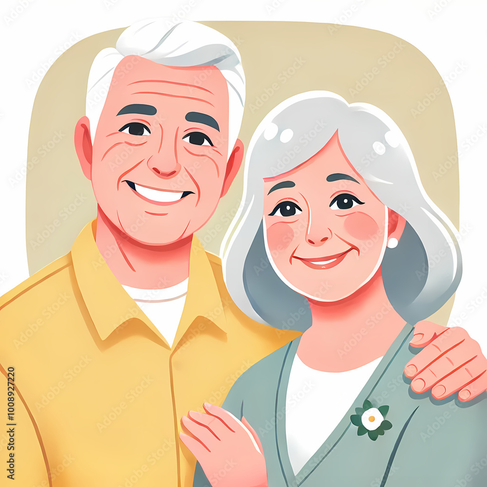Smiling Senior Couple Portrait
Smiling Senior Couple Portrait