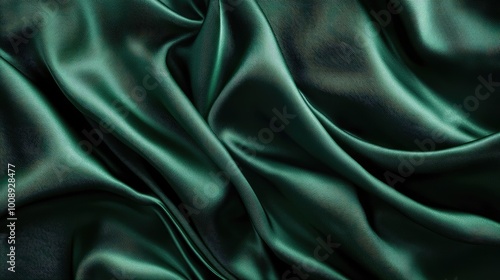 Wallpaper Mural Rich jade green background with a slight sheen, adding a touch of elegance and depth Torontodigital.ca