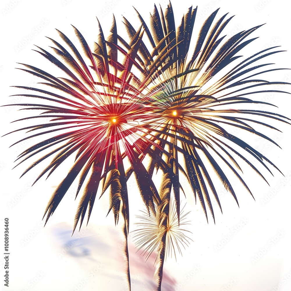 Fototapeta premium PNG Firework fireworks outdoors nature isolated 