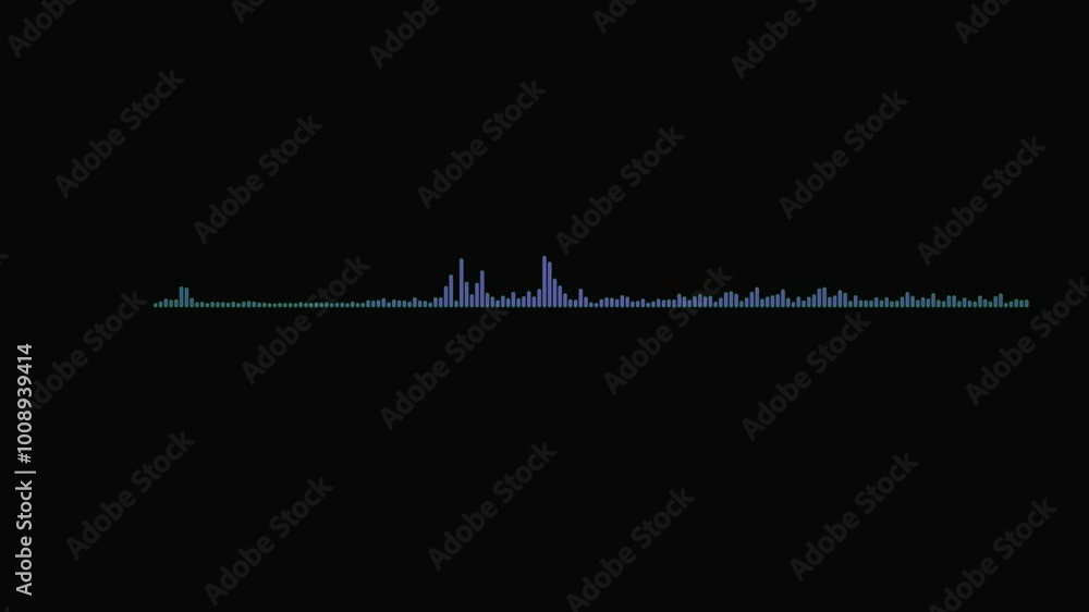 Abstract sound waves isolated cyan and pink color music icon on black background. Digital audio signal symbols. Abstract sound waves isolated cyan and pink color music icon on black background. Digital audio signal symbols.