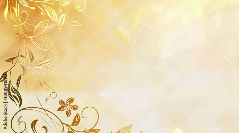 Golden Invitation - Wedding Background of Elegance and Splendor. A luxurious golden invitation creates a stunning wedding backdrop full of charm and romance Golden Invitation - Wedding Background of Elegance and Splendor. A luxurious golden invitation creates a stunning wedding backdrop full of charm and romance
