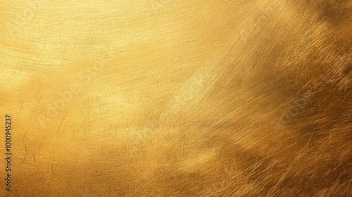 Textured golden background with metallic brush strokes and a radiant shine