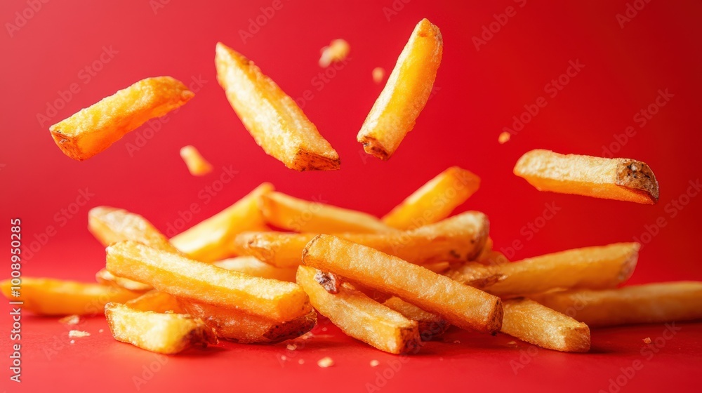 Golden Fries in Motion Golden Fries in Motion