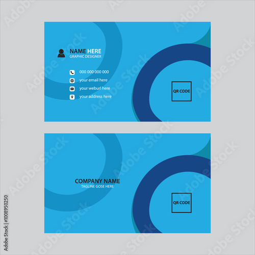 minimalist business card design template