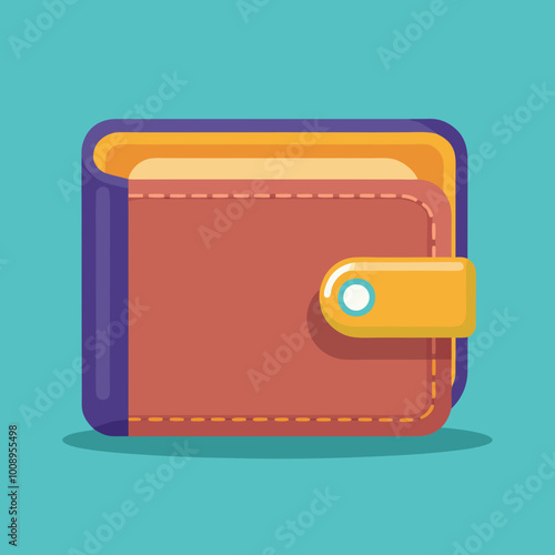 vector illustration of wallet
