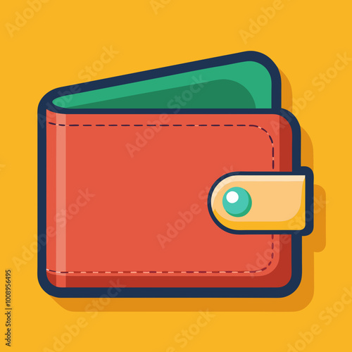 vector illustration of wallet