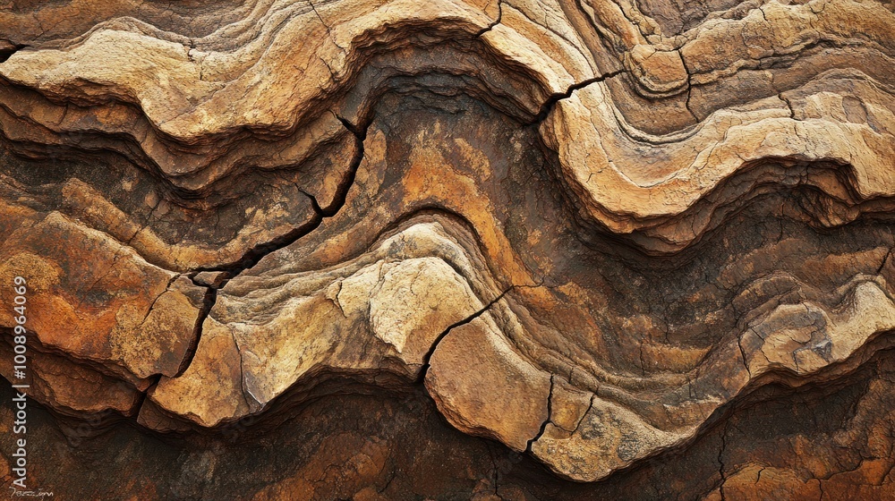 A Crack in the Layered Rock Formation A Crack in the Layered Rock Formation