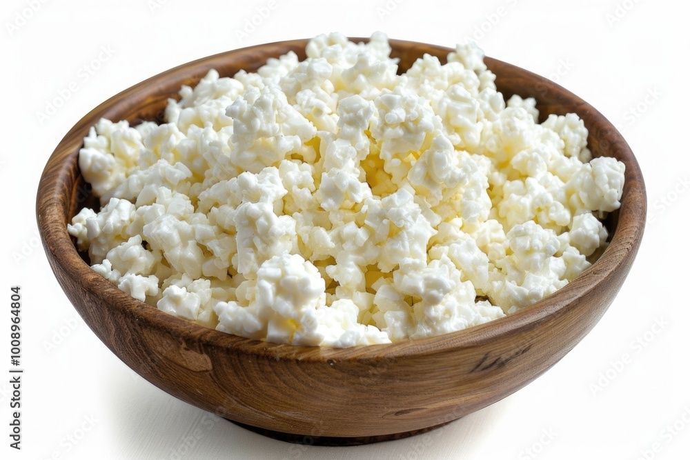 custom made wallpaper toronto digitalA simple and healthy snack of cottage cheese served in a natural wooden bowl