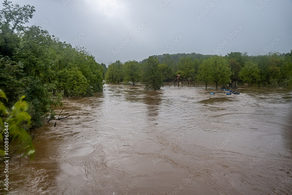 flooding from Hurricane Helene in Western North Carolina