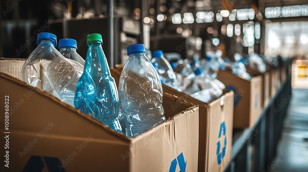 Recycling Facility Processing Materials Promoting Eco-Conscious Living for Green Campaigns Recycling Facility Processing Materials Promoting Eco-Conscious Living for Green Campaigns