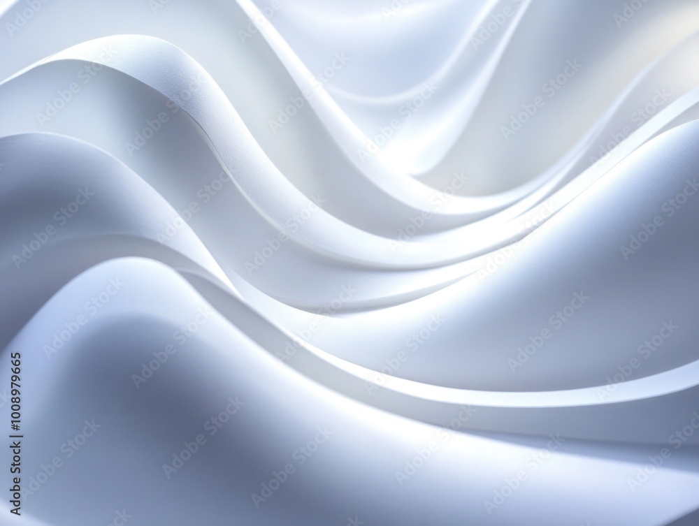 Obraz premium Elegant White Paper Texture