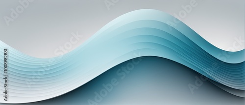 Abstract Blue Wave Background