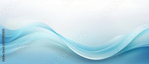 Abstract Blue Waves Background