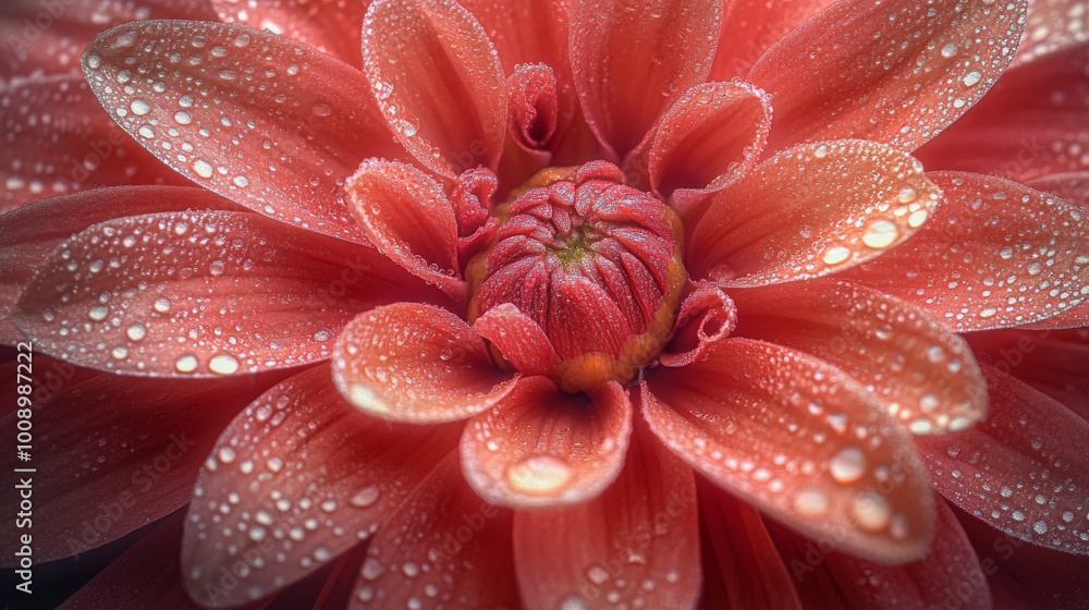 Close up of pink chrysanthemum with dew drops, soft and delicate. Close up of pink chrysanthemum with dew drops, soft and delicate.