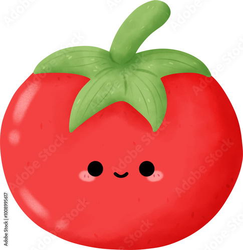 Tomato Character Illustration