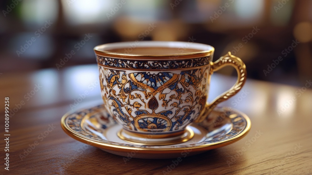 Cup and Saucer Close Up Cup and Saucer Close Up