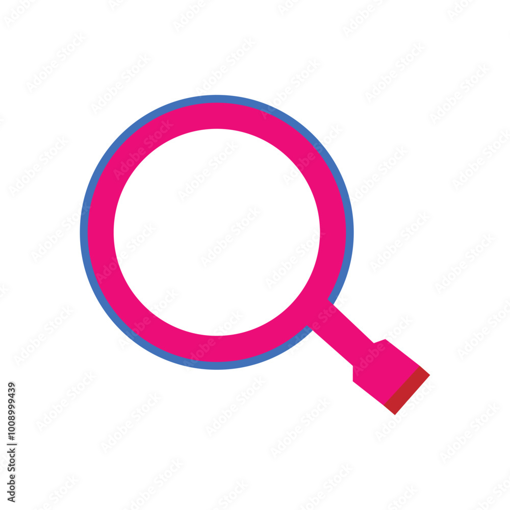 Magnifying glass icon. Flat design style eps 10. magnifying glass illustration element design, search icon, find symbol Magnifying glass icon. Flat design style eps 10. magnifying glass illustration element design, search icon, find symbol