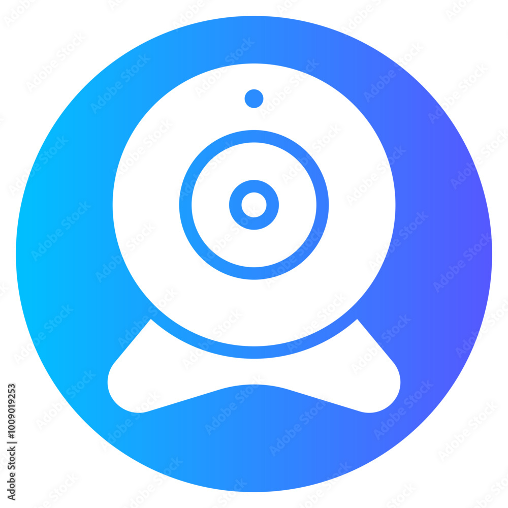 webcam gradient icon webcam gradient icon
