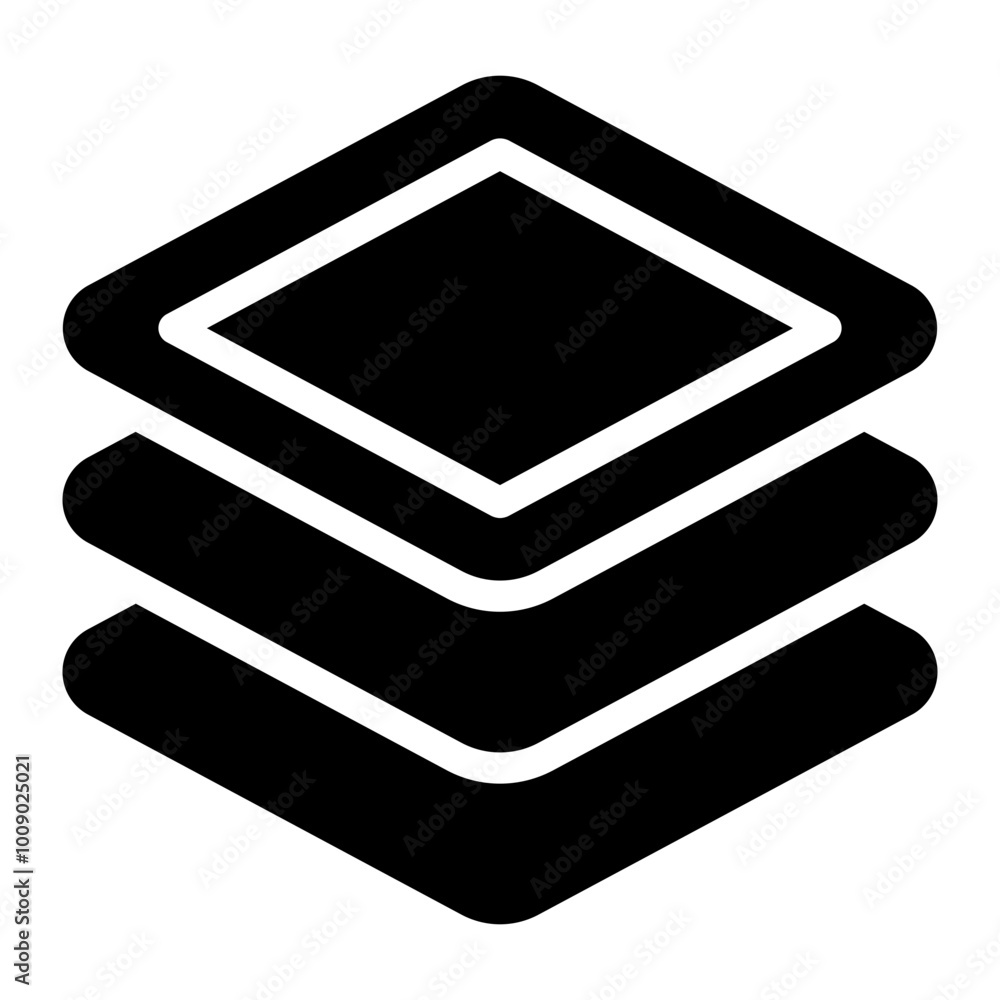 layers glyph icon layers glyph icon