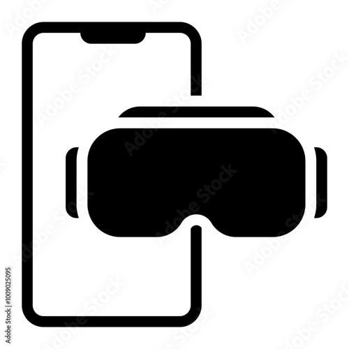 smartphone glyph icon