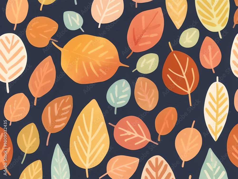 Autumn Leaves Pattern Autumn Leaves Pattern