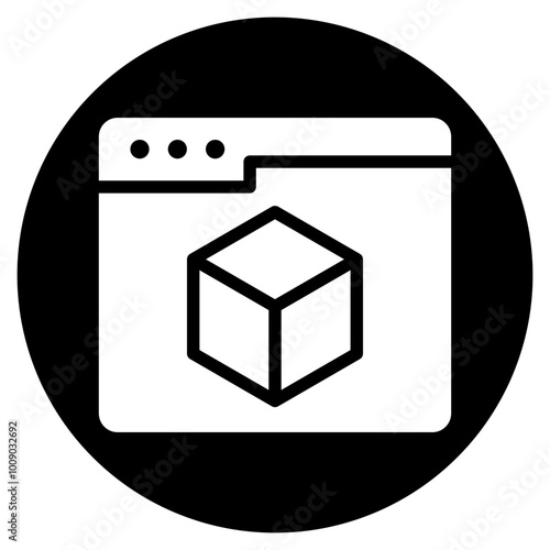 Free Download 3d programming glyph icon - GFXLoad