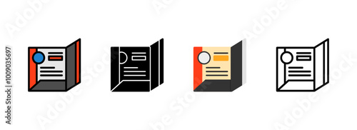 Set of Resume folder Icon