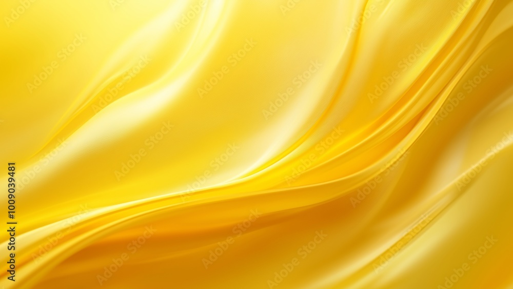 Soft yellow silk and satin flowing together, creating a smooth, golden backdrop with a gentle wave pattern Soft yellow silk and satin flowing together, creating a smooth, golden backdrop with a gentle wave pattern