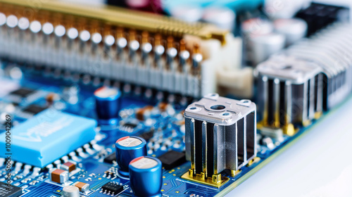Computer Heat Sink isolated on pure white background