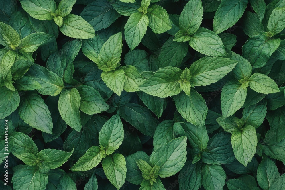 Mint Leaves Texture Mint Leaves Texture