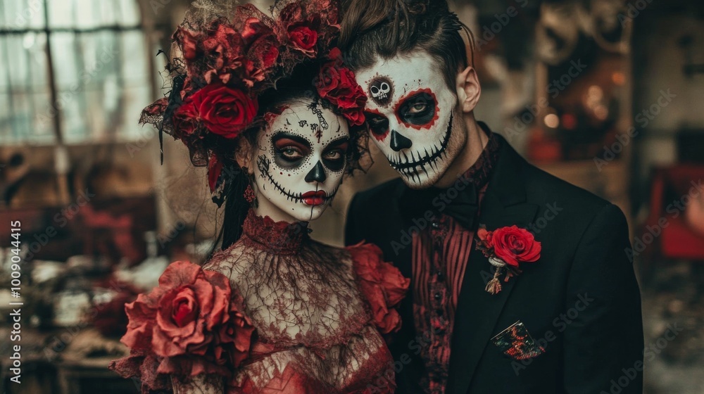 Day of the Dead - Sugar Skull Makeup and Costumes Day of the Dead - Sugar Skull Makeup and Costumes