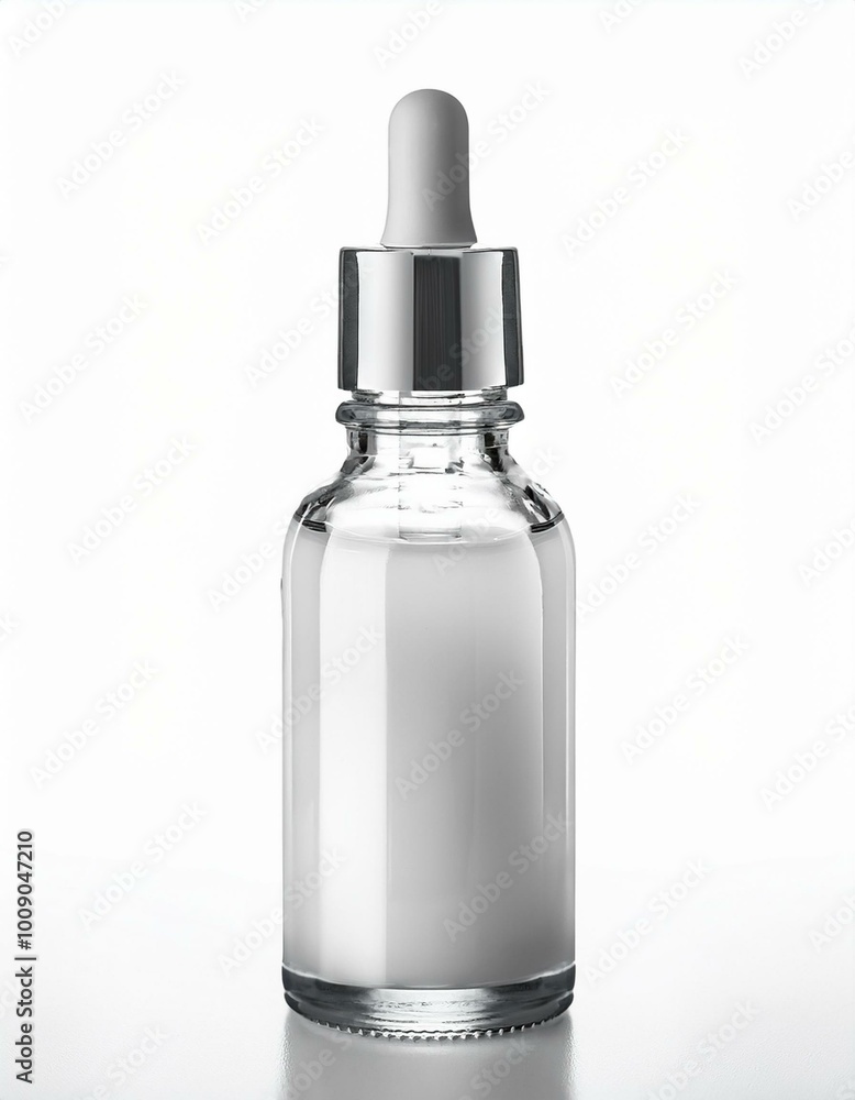 Glass bottle with dropper Glass bottle with dropper