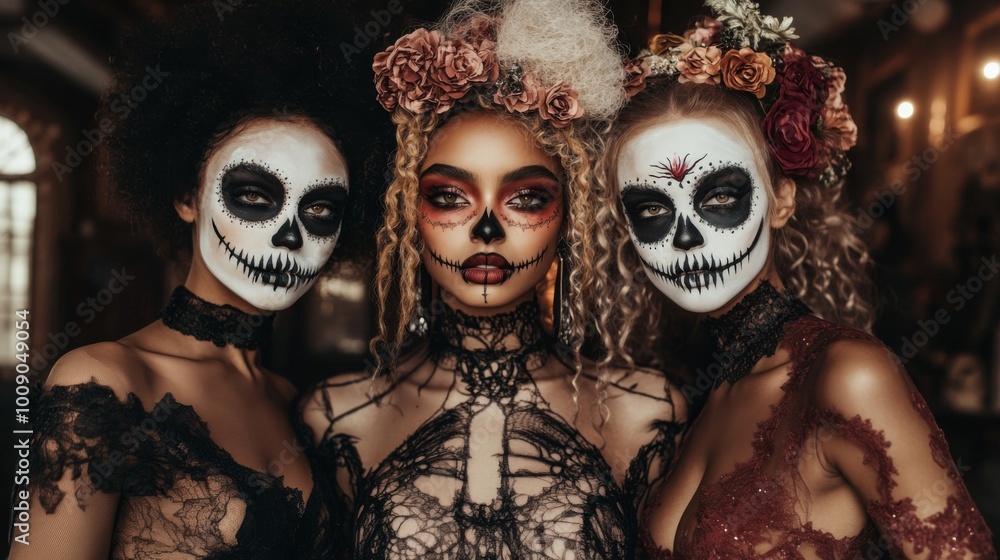 Day of the Dead - Sugar Skull Makeup and Costumes Day of the Dead - Sugar Skull Makeup and Costumes