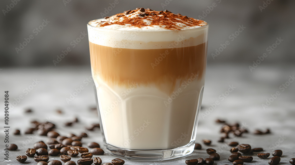A Glass of Coffee with a Creamy Top Layer, Showcasing the Rich Texture and Aroma of This Beloved Beverage, Perfect for Representing Themes of Indulgence, Comfort, and the Enjoyment of Fine Coffee in a A Glass of Coffee with a Creamy Top Layer, Showcasing the Rich Texture and Aroma of This Beloved Beverage, Perfect for Representing Themes of Indulgence, Comfort, and the Enjoyment of Fine Coffee in a
